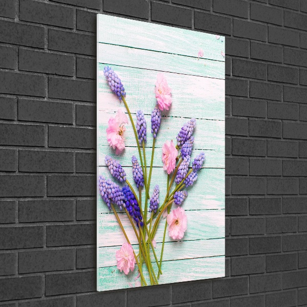 Staand plexiglas foto Druifhyacint