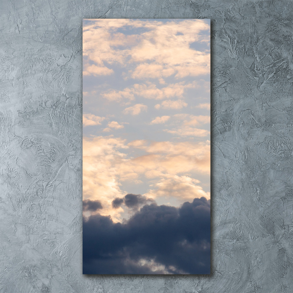 Staand foto in plexiglas Wolken aan de hemel