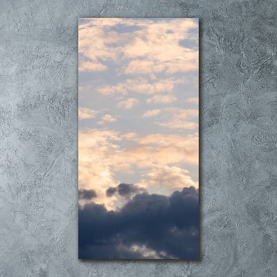 Staand foto in plexiglas Wolken aan de hemel