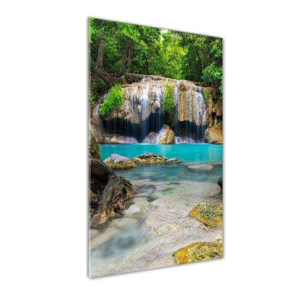 Staand foto plexiglas Waterval in de jungle