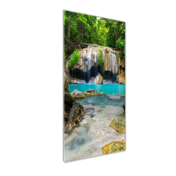 Staand foto plexiglas Waterval in de jungle