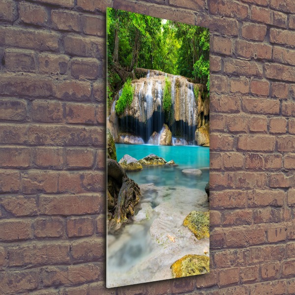 Staand foto plexiglas Waterval in de jungle