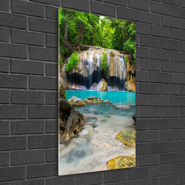 Staand foto plexiglas Waterval in de jungle