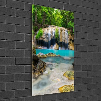 Staand foto plexiglas Waterval in de jungle