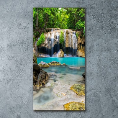 Staand foto plexiglas Waterval in de jungle