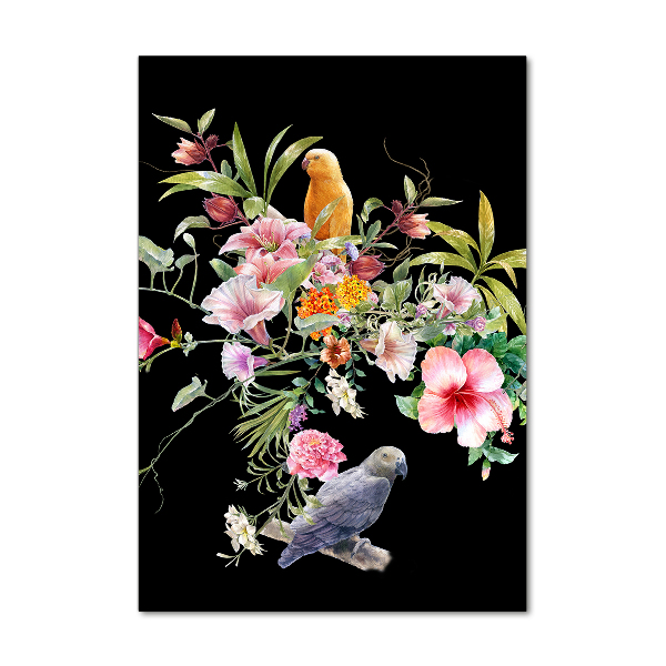 Staand plexiglas foto Hawaiiaans patroon