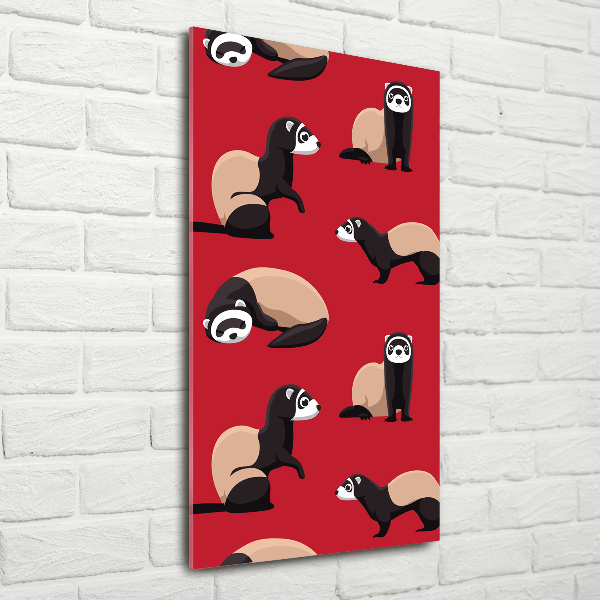 Staand foto in plexiglas Fretten