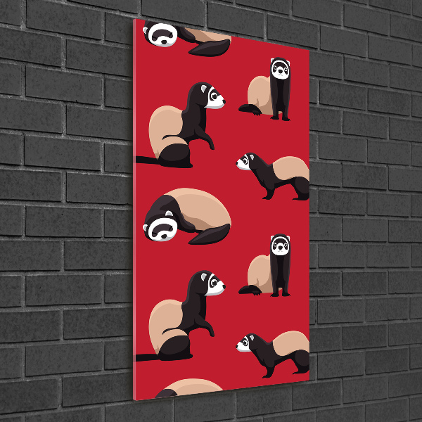 Staand foto in plexiglas Fretten