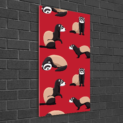 Staand foto in plexiglas Fretten