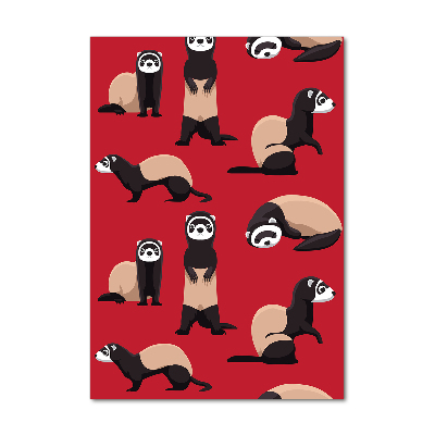 Staand foto in plexiglas Fretten