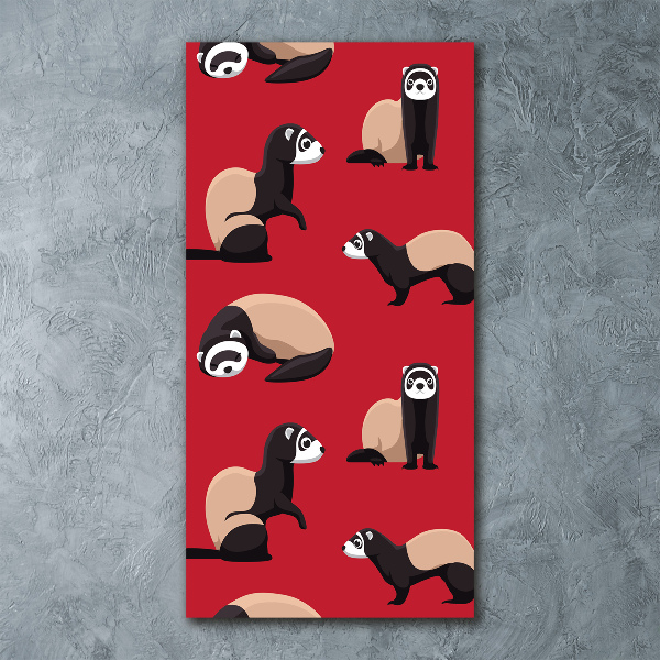 Staand foto in plexiglas Fretten