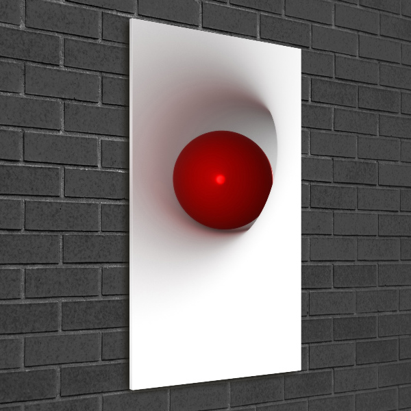 Staand foto plexiglas Abstracte bol