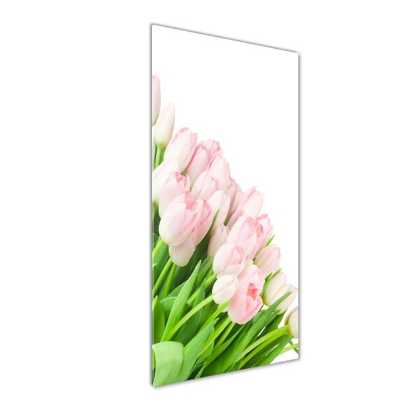 Staand plexiglas foto Roze tulpen