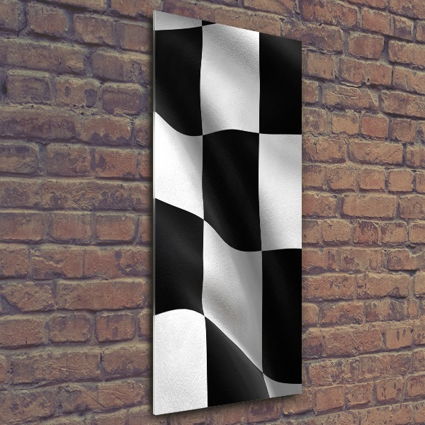 Staand foto in plexiglas Finishvlag