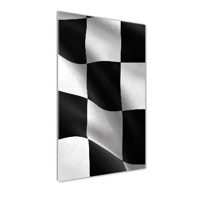 Staand foto in plexiglas Finishvlag