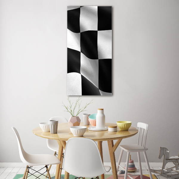 Staand foto in plexiglas Finishvlag