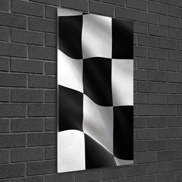 Staand foto in plexiglas Finishvlag