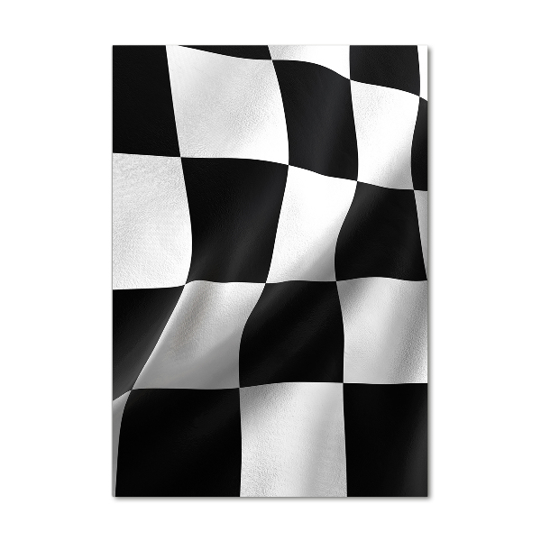 Staand foto in plexiglas Finishvlag