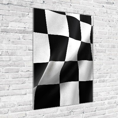 Staand foto in plexiglas Finishvlag