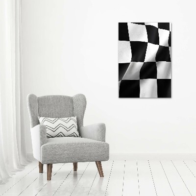 Staand foto in plexiglas Finishvlag