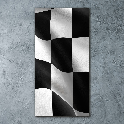 Staand foto in plexiglas Finishvlag