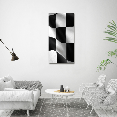 Staand foto in plexiglas Finishvlag