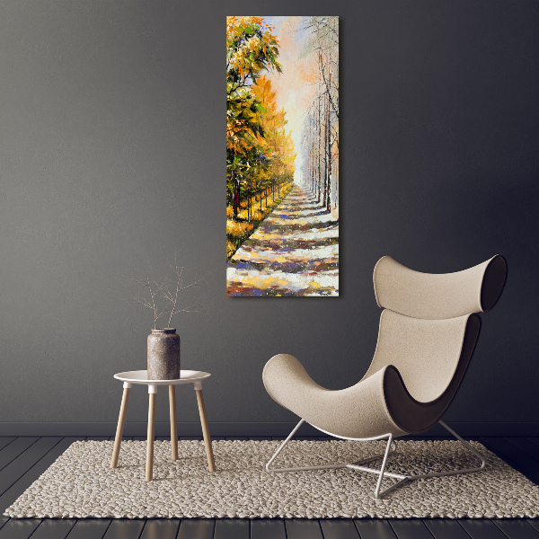 Staand foto op plexiglas Winter en herfst