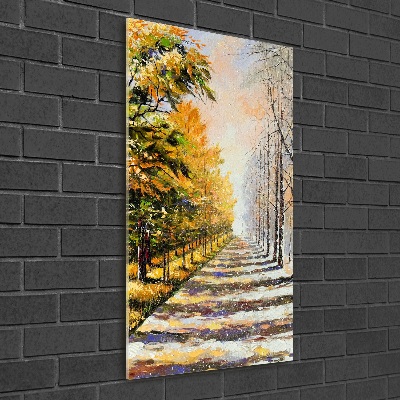 Staand foto op plexiglas Winter en herfst