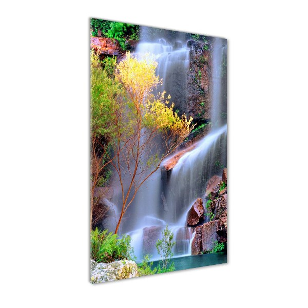 Staand foto in plexiglas Waterval
