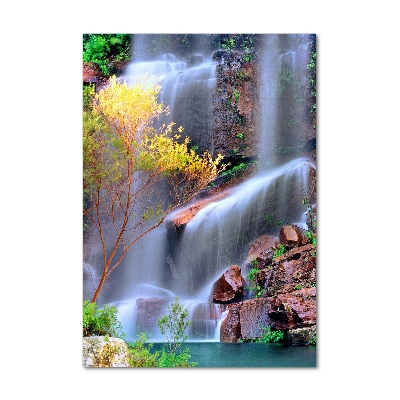 Staand foto in plexiglas Waterval