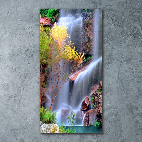 Staand foto in plexiglas Waterval