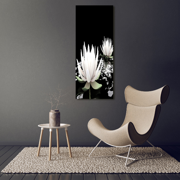 Staand foto in plexiglas Lotusbloem