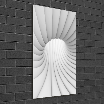 Staand foto op plexiglas Abstracte tunnel