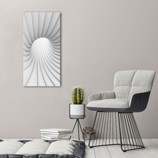 Staand foto op plexiglas Abstracte tunnel