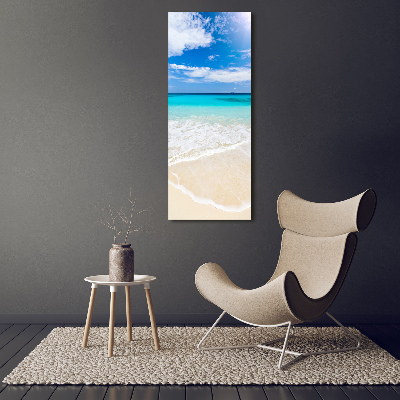 Staand plexiglas foto Tropisch strand