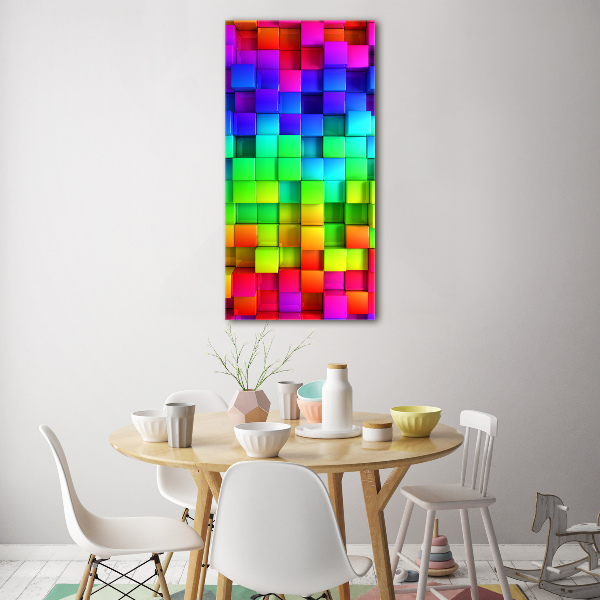 Staand foto in plexiglas Kleurrijke dozen