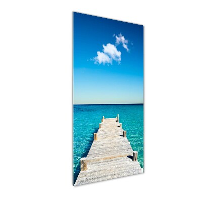 Staand plexiglas foto Houten steiger