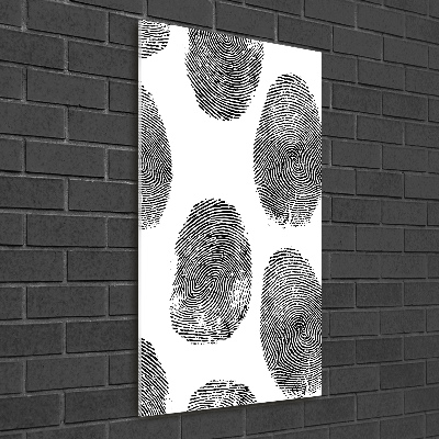 Staand foto plexiglas Vingerafdrukken