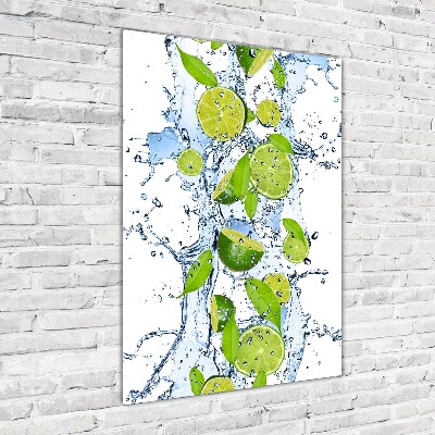 Staand foto plexiglas Kalk en water