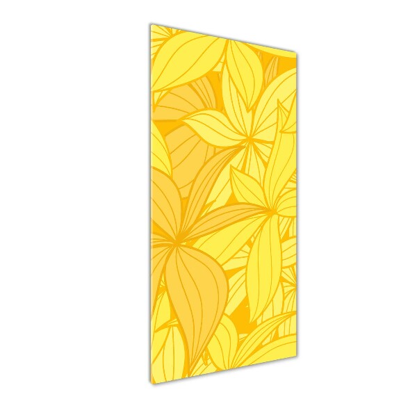 Staand foto plexiglas Gele bloemen