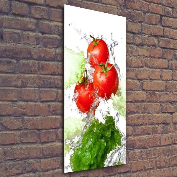 Staand foto plexiglas Tomaten en sla