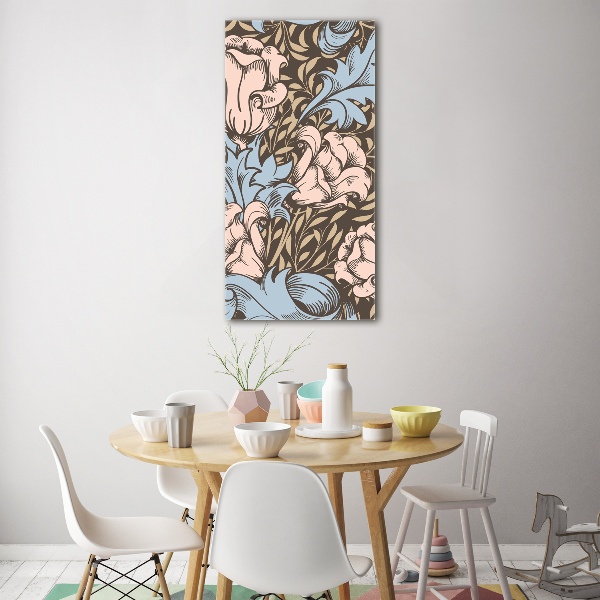 Staand foto in plexiglas Bloemen en bladeren