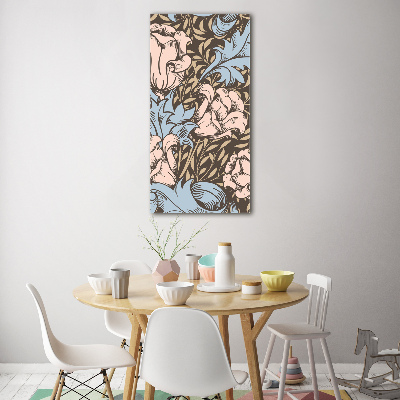 Staand foto in plexiglas Bloemen en bladeren