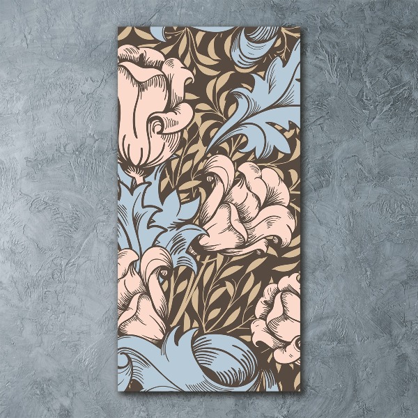 Staand foto in plexiglas Bloemen en bladeren