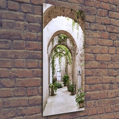 Staand foto plexiglas Arcade in het kasteel