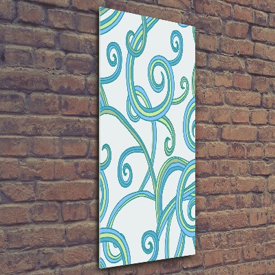 Staand foto op plexiglas Abstracte spiralen