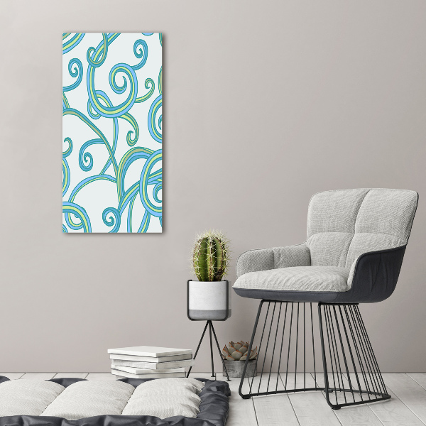 Staand foto op plexiglas Abstracte spiralen