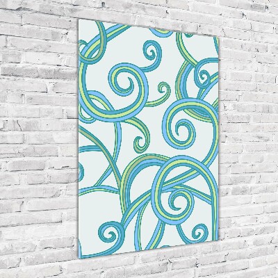 Staand foto op plexiglas Abstracte spiralen