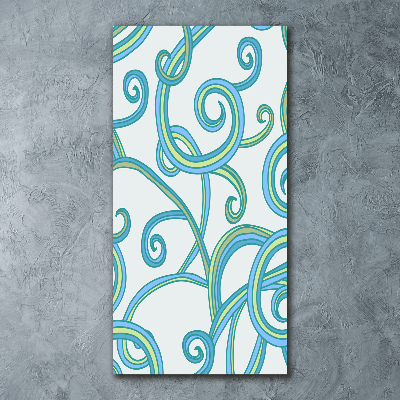 Staand foto op plexiglas Abstracte spiralen