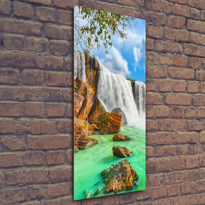 Staand foto in plexiglas Waterval